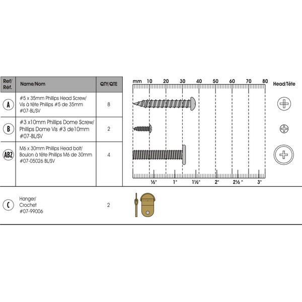 Learning Tower Learn and Share Easel - LP0180 - *Assembly Hardware Set