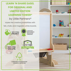 Little Partners Silicone Mat for Explore 'n Store Learning Tower Platform Grey