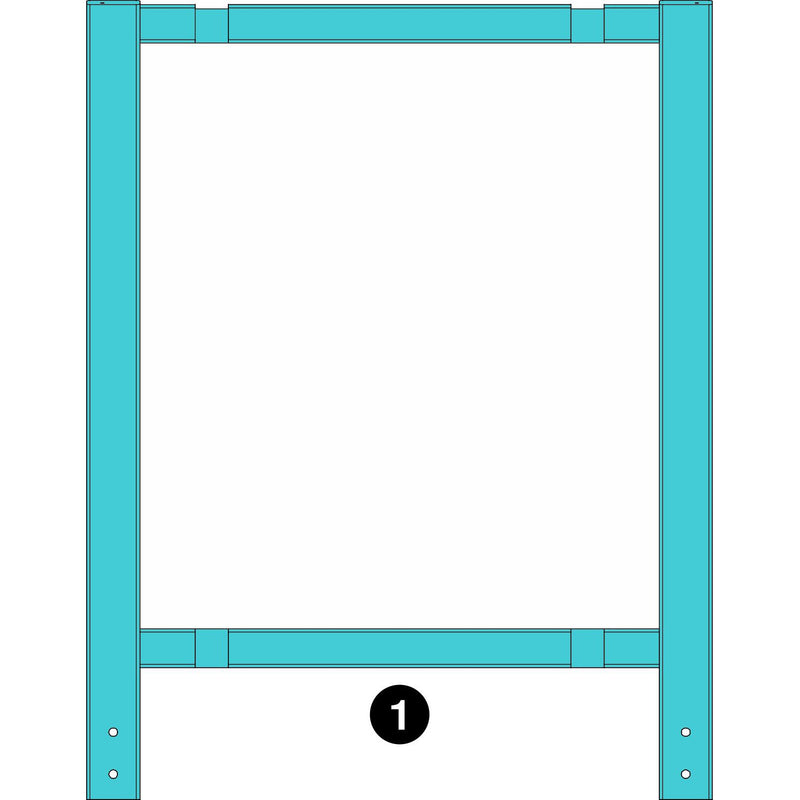 Deluxe Learn and Play Art Center - LP0280 (R1) - White Board - Part #1
