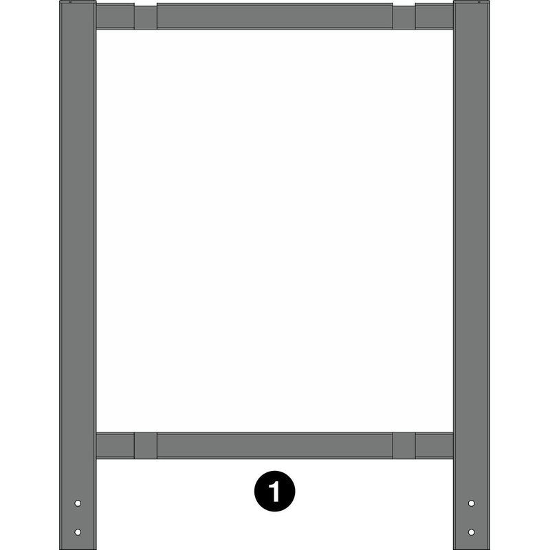 Deluxe Learn and Play Art Center - LP0280 (R1) - White Board - Part #1