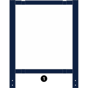 Deluxe Learn and Play Art Center - LP0280 (R1) - White Board - Part #1