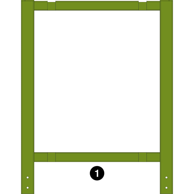 Deluxe Learn and Play Art Center - LP0280 (R1) - White Board - Part #1