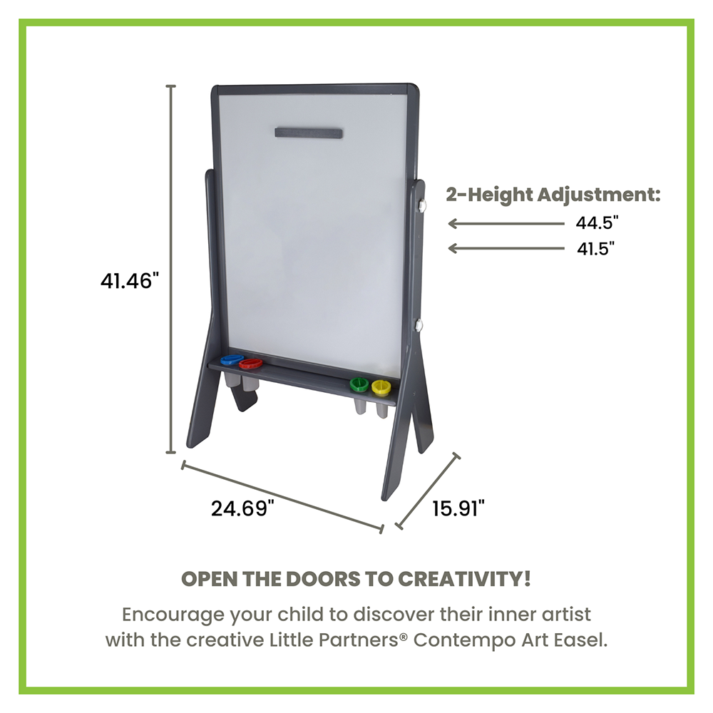 Measurements of the Contempo Art Easel.