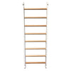 A silhouette of the Climbing Ladder in Soft White with Natural color.