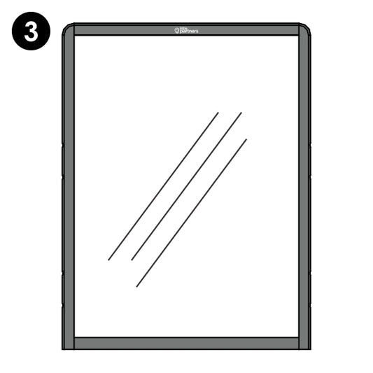 Contempo Art Easel - Peek A Boo (LP0385) - Plexiglass Board