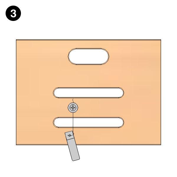 Step One Rear Panel StepUp! Step Stool - BACK PANEL - Part #3 –dd Little Partners